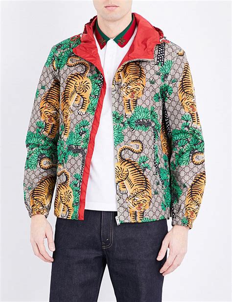 gucci tiger jacket men's